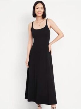 Old Navy Black Maxi Tank Dress. Super comfy and flattering!